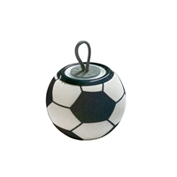 Altavoz Bluetooth con Forma de Balón de Fútbol, Luz RGB Portátil, Radio FM para Fanáticos del Deporte, Decoración del Hogar, Regalo