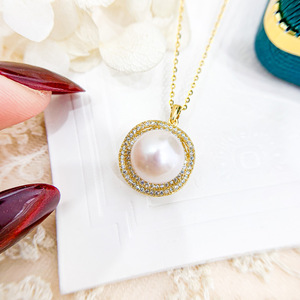 จี้เงินแท้ S925 สำหรับใส่ลูกปัดทรงกลมขนาด 10-11 มม. อุปกรณ์ DIY สำหรับทำสร้อยคอ รุ่น 30794 - Product Image 3