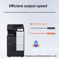 Printer Multifungsi Laser Warna Konica Minolta Bizhub C361i A3 A4 dengan USB, Mesin All-In-One untuk Cetak, Salin, dan Pindai
