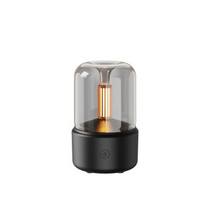 Humidificador de luz de vela USB, medidor de recarga de agua pulverizada portátil, atomizador de luz nocturna silenciosa, purificador de aire doméstico - Product Image 1