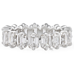 Anillo de Boda para Mujer con Diamante Cultivado en Laboratorio de 2.08 CTW, 4.30 Quilates, 5.3 mm de Ancho, Oro de 14K, Joyería Fina Elegante, Anillo de Aniversario - Product Image 2