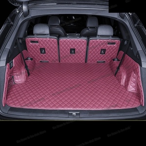 Alfombrilla de Cuero para <span class=keywords><strong>Maletero</strong></span> de Coche, Forro de Carga para <span class=keywords><strong>Audi</strong></span> <span class=keywords><strong>Q7</strong></span> Q8 2019 2020 5d, Cobertura Total, Cubierta de Equipaje, Negro, Beige, Marrón, Café - Product Image 6