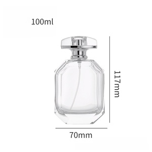 Flacon <span class=keywords><strong>de</strong></span> parfum <span class=keywords><strong>ou</strong></span> d'huile cosmétique en verre octogonal recyclable au design moderne et unique, 30 ml, 50 ml, 100 ml, avec couvercle en acrylique - Product Image 6