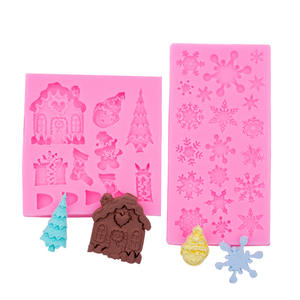 Molde <span class=keywords><strong>de</strong></span> <span class=keywords><strong>Fondant</strong></span> <span class=keywords><strong>de</strong></span> silicona para decoración <span class=keywords><strong>de</strong></span> magdalenas, molde <span class=keywords><strong>de</strong></span> copos <span class=keywords><strong>de</strong></span> nieve en 3D para fiesta <span class=keywords><strong>de</strong></span> invierno - Product Image 2