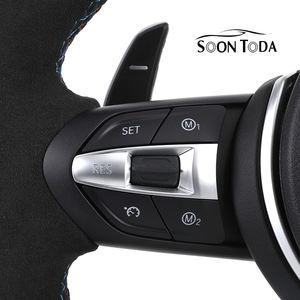 Volant en Alcantara complet pour BMW F10 F20 M1 F21 M3 F30 M2 F35 F25 F87 M4 F80 F36 E70 E71 <span class=keywords><strong>M5</strong></span> E90 E91 X1 X3 X5 Classic Suede - Product Image 3