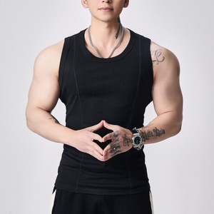 Chaleco Deportivo para Hombre con Logotipo Personalizado, 300GSM, Camiseta sin Mangas, Ropa Deportiva, Prenda Interior, Singlet para Hombre - Product Image 2
