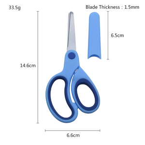 Công nghiệp cấp tay trái kéo thép không gỉ nhỏ sinh viên thủ công và trẻ em kéo với đầu tay - Product Image 2