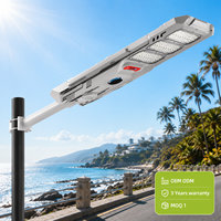 Lampadaire solaire LED à capteur SMD 3030 haute luminosité résidentiel ultra lumineux 300W 400W 500W étanche en ABS