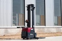 Apilador Eléctrico de 2t 2000kg 4m, Apilador de Palets para Almacén con Batería de Litio de 48V, Manejo de Materiales, CE ISO