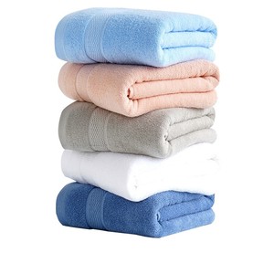 <span class=keywords><strong>Serviette</strong></span> de bain en coton 100% premium, tissage uni, <span class=keywords><strong>tissu</strong></span> écologique, séchage rapide, ensemble de serviettes pour la maison et l'hôtel - Product Image 4