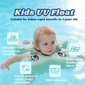 Flotador de <span class=keywords><strong>Piscina</strong></span> para Bebés de 0 a 3 Años, Anillo de Natación de Espuma EPE No Inflable, Seguro, Ligero y Divertido para la Playa y Exteriores - Product Image 5