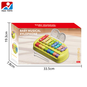 Jouet musical pour bébé, <span class=keywords><strong>xylophone</strong></span>, <span class=keywords><strong>clavier</strong></span> électrique, 2 en 1, instruments de musique pour enfants - Product Image 4