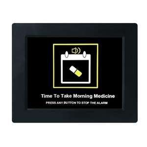 Hecho en China de 8 pulgadas digital de gran tamaño moviendo pared <span class=keywords><strong>reloj</strong></span> de alarma, con día y fecha del mundo la zona horaria - Product Image 3