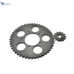 Pièces de <span class=keywords><strong>moto</strong></span> de course Kit de pignons avant et arrière pour SUZUKI GSF250 GSF400 Bandit 250 400 74A 75A 48-13 dents Engrenage adapté à la chaîne 520 - Product Image 1