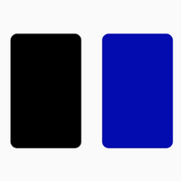 Cartes de visite vierges en aluminium anodisé de qualité supérieure 86x54mm, épaisseur 0,8mm, noir et bleu, pour gravure laser, cadeaux VIP