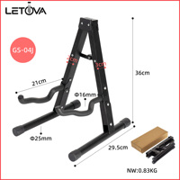 Support de guitare pliable Letova GS-04J de bonne qualité, support d'exposition pour guitare acoustique