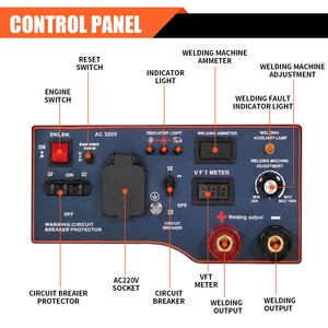 TKH-300GG Household Open Frame Small <b>Gasoline</b> Portable Variable Frequency Welding Current 130A 95% Efficiency Inverter <b>Generator</b> - Product Image 5