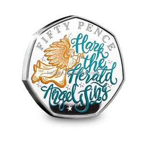 2020 Plusieurs couleurs NOUVELLE <span class=keywords><strong>collection</strong></span> de pièces de monnaie festive Christmas Carol 50p - Product Image 5