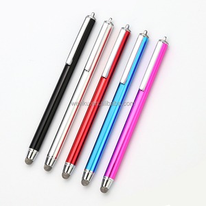 Stylos tactiles promotionnels personnalisés à bas prix avec logo pour téléphone portable, vente de stylos tactiles de marque avec pointe fine en fibre de maille, très demandés - Product Image 6
