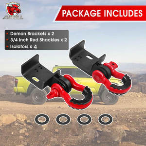 El mejor soporte <span class=keywords><strong>de</strong></span> gancho <span class=keywords><strong>de</strong></span> <span class=keywords><strong>remolque</strong></span> con grilletes <span class=keywords><strong>de</strong></span> 3/4 "Montaje en <span class=keywords><strong>bola</strong></span> Piezas <span class=keywords><strong>de</strong></span> enganche <span class=keywords><strong>de</strong></span> <span class=keywords><strong>remolque</strong></span> aptas para <span class=keywords><strong>Toyota</strong></span> Tacoma 2009-2023 - Product Image 2