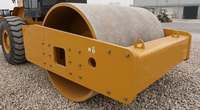 Machinerie de construction routière à haute efficacité, rouleau compresseur à tambour unique de 140 kW et 22 tonnes SEM522 pour la construction de pistes d'aéroport