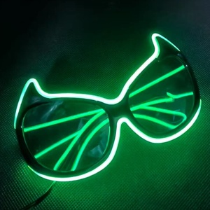 <strong>Top</strong> Fashion Devil Luminous Led Glasses Creative Festival Led Light up Glasses for Party Supplies - Product Image 5