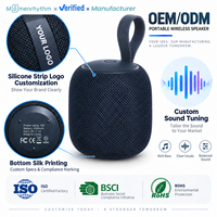 Mini-enceinte sans fil personnalisable avec entrée TF/SD, éclairage LED dynamique et système musical rechargeable – Idéale pour les cadeaux promotionnels