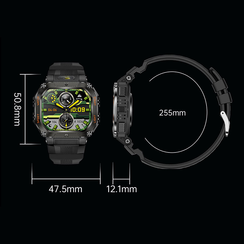 2025 Outdoor Smart Watch HT34 Inch BT Calling Fitness
