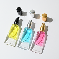 Botella de spray de vidrio esmerilado de 10 ml para viaje, portátil, para suero de cuidado de la piel, vacía, con tapa de rosca, para muestras, venta al por mayor directa de fábrica con serigrafía.