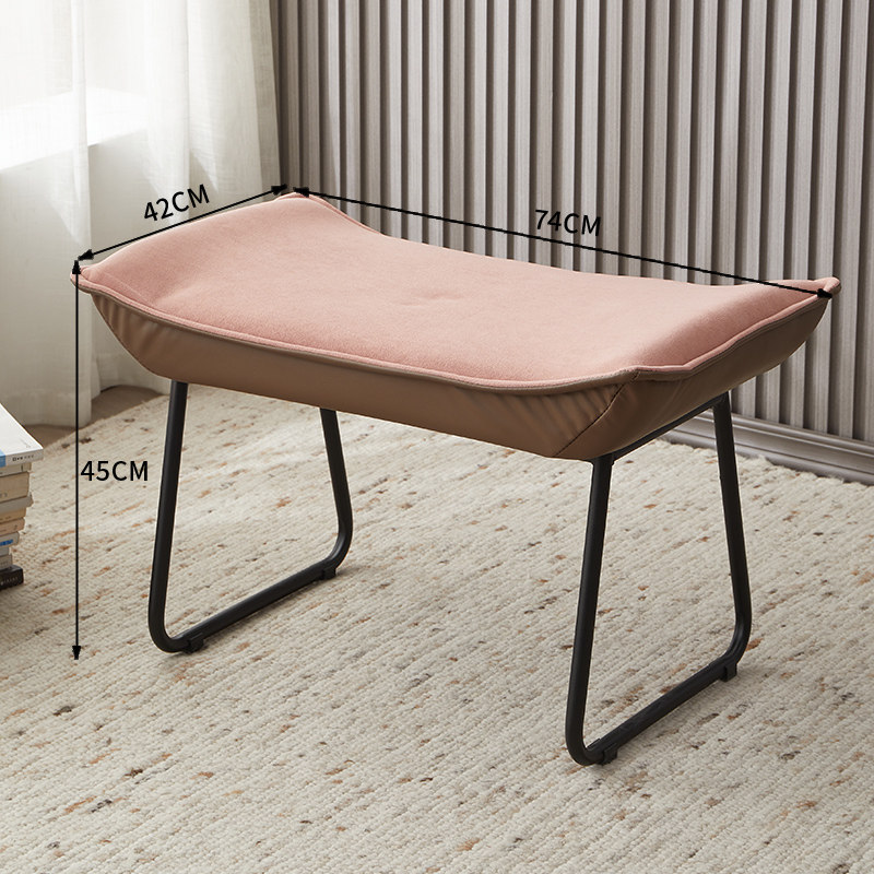 Lamb fleece pink tech cloth brown-black leg