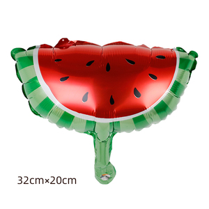 여름 휴가 18 인치 과일 호일 풍선 생일 이벤트 파티 장식 용품 수박 오렌지 딸기 장난감 - Product Image 6