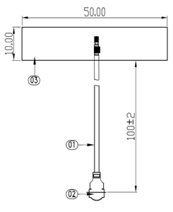Antenne interne PCB flexible Wi-Fi <span class=keywords><strong>7</strong></span> MHF 2500 <span class=keywords><strong>MHz</strong></span> pour la communication sans fil, la transmission de données et la connectivité IoT. - Product Image 3
