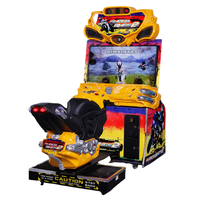 Jeu de course de moto de simulation vidéo FF Super Moto à écran LCD 42 pouces, à monnayeur, pour borne d'arcade double