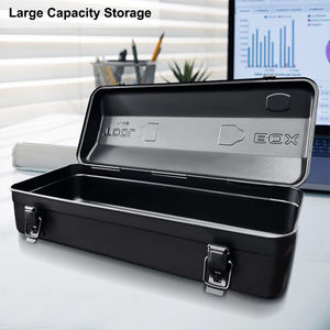 Caja de Herramientas de Metal para Camping Y410, Caja de Almacenamiento Extra Grande, Portátil, Resistente al Agua y al Óxido, Organizador de Herramientas - Product Image 6