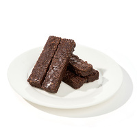 Barra de Cereal de Avena Entera Cubierta de Chocolate Negro con Semillas de Chía y Camote Morado, Snack Energético Saludable, Proveedor OEM