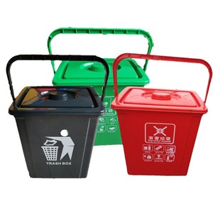 Contenedor de Residuos Peligrosos de 10L Rojo con Tapa y Asa para Uso en Interiores y Exteriores - Product Image 5