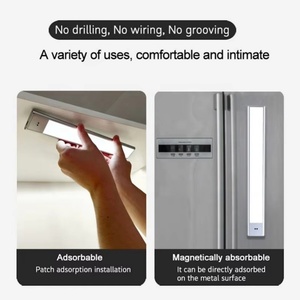 Éclairage de placard avec détecteur de mouvement IR, lampe LED avec autocollants adhésifs pour placard, armoire, cuisine - Product Image 6