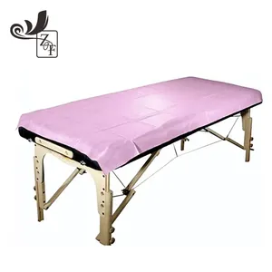침대면 및 폴리 에스테르 대나무 침대 시트 용 비 Pp 짠 직물 일회용 시트