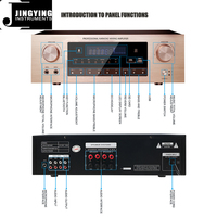 Système de sonorisation pour karaoké à domicile Jingying Music 2025, vente en gros de système audio tout-en-un pour chanteur à domicile, machine de karaoké familiale