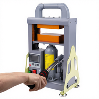 Mesin Press Panas Rosin Manual Stok Baru EU 5-600W Kontrol Digital LCD Printer Label Portabel