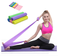Bandas de Resistencia, Bandas Elásticas Profesionales Largas Sin Látex, Bandas de Ejercicio para Fisioterapia, Yoga, Pilates