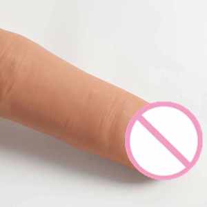 Vibrator Jari Tengah Silikon Berkualitas Tinggi, Pijat Seru untuk Gay, Anal Plug Besar untuk Wanita, Dildo Realistis untuk Masturbasi Jari - Product Image 3