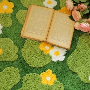 DaiRui Flocado Alfombra de baño Dormitorio Alfombra de sala de estar con mechones Alfombra de musgo tejida a máquina - Product Image 6