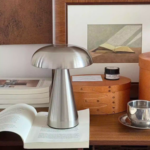 Mushroom Table <b>Lamp</b> Led Desk Light For Bedroom Living Room Study Simple Design Ambient Night Light - Product Image 4