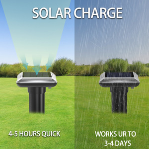 Pengusir tikus ultrasonik, penolak hewan ultrasonik 360 derajat, pengusir ular untuk luar ruangan - Product Image 3