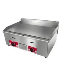 Pemanggang Gas Komersial Stainless Steel, Wajan Penggorengan, Peralatan Dapur, Kompor Tumis, Untuk Restoran Hamburger, Kedai Makanan Ringan, Model Penggunaan
