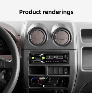 เครื่องเล่นเพลงในรถยนต์ รองรับแอพ MP3 พอร์ต USB 2 ช่อง เครื่องส่งสัญญาณ FM รองรับ WAV บลูทูธ 5.0 กำลังสูง 7388 เครื่องเล่นเพลงแบบไม่สูญเสียคุณภาพ WiFi - Product Image 3