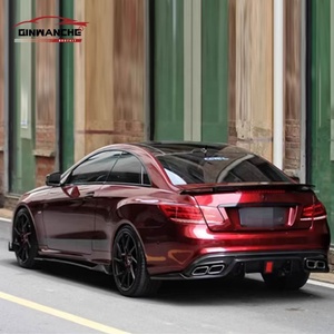 Pièces automobiles Lèvre de pare-chocs avant en fibre de carbone Lèvre arrière Jupes latérales pour Mercedes Benz Classe E W207 C207 Coupé E200 E260 <span class=keywords><strong>E300</strong></span> Kit de carrosserie - Product Image 5