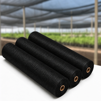 Filet d'ombrage en HDPE tricoté chaîne 50-240 GSM avec œillets renforcés, résistant aux UV, pour serres, fermes et pépinières