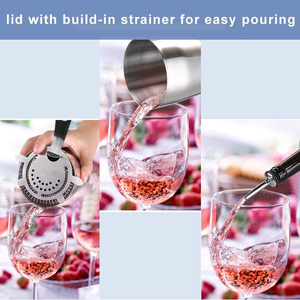Meilleure vente, ensemble de shaker à cocktail, boston mixology, kit de barman professionnel, équipement de bar, accessoires, <span class=keywords><strong>2022</strong></span>/2023 - Product Image 5